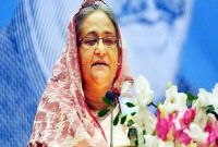 চাঁদপুরে পৌঁছেছেন প্রধানমন্ত্রী শেখ হাসিনা