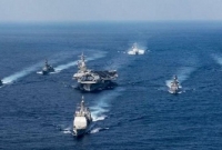 সিরিয়ায় হামলার পর এবার কোরিয়া অভিমুখে মার্কিন রণতরী