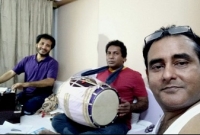 শুটিং শেষে ঢুলি মোশাররফ করিম!