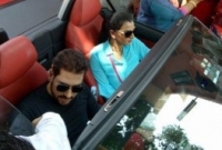 বিলাসবহুল গাড়িতে চড়ে ভোটকেন্দ্রে অনন্ত-বর্ষা