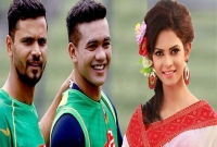 মাশরাফি-তাসকিনদেন উড়ন্ত চুমু দিলেন প্রিয়তী