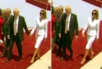   যে কারণে সবার সামনে ট্রাম্পকে থাপ্পড় মারলেন স্ত্রী মেলানিয়া!