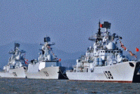 চট্টগ্রাম বন্দরে, চীনা নৌবাহিনীর তিনটি যুদ্ধজাহাজ