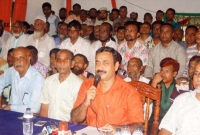 সংবাদ সম্মেলনে কান্নায় ভেঙে পড়লেন এমপি পঙ্কজ নাথ