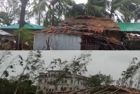  ঘূর্ণিঝড় 'মোরা’র আঘাতে কক্সবাজারে শতাধিক বাড়িঘর বিধ্বস্ত