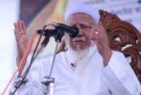 মুসলিম কখনো বালা-মুসিবত দেখে আতঙ্কি'ত হয় না: আল্লামা শফি