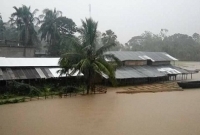 বান্দরবানের লামায় বন্যা পরিস্থিতির চরম অবনতি, পানিবন্দী ৫০ হাজার মানুষ
