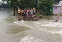  নতুন করে প্লাবিত কয়েকশ গ্রাম,  দেখা দিয়েছে তীব্র পাড় ভাঙন