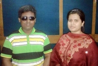 ঢাবির অন্ধ যুবক মাসুদের সাথে গাইলেন ন্যান্সি