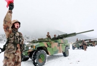 ভারত সীমান্তে চীনের বিপুল সামরিক মহড়া