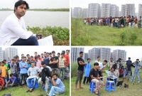 জনপ্রিয় অভিনেতা অপূর্বকে দেখতে এতো মানুষ!