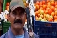 ভারতে চুরি ঠেকাতে  টমেটো পাহারায় নিয়োগ করা হলো সশস্ত্র নিরাপত্তারক্ষী