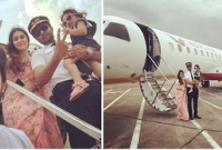 বিচ্ছেদের পর রহস্যময় মিথিলাকে পাওয়া গেল বিমানের মধ্যে...!