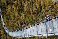 উদ্বোধন করা হলো বিশ্বের দীর্ঘতম ঝুলন্ত সেতু