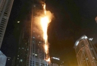 দুবাইয়ের টর্চ টাওয়ারে অগ্নিকাণ্ড