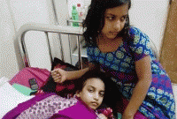 বিরল রোগে আক্রান্ত মুক্তামণির শেষ ইচ্ছা পূরণ