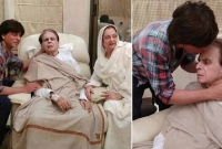 বাবাকে দেখতে ছুটে গেলেন শাহরুখ খান