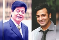 মিয়া ভাই খ্যাত চিত্রনায়ক ফারুককে শুভেচ্ছা জানালেন শাকিব খান