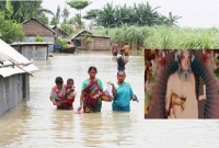 মাত্র ৫০০ টাকায় বন্যার পানি আটকাচ্ছে ‘আগুন বাবা’!