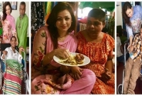 সামাজিক দায়িত্বকে পাশ কাটিয়ে যাননি সুজানা, প্রতিবন্ধীদের পাশে এই অভিনেত্রী