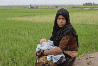 রাষ্ট্রহীন-নাগরিকতাহীন, আশা-স্বপ্ন-ভবিষ্যতহীন আরেক মানব শিশুর জন্ম দিলেন হামিদা