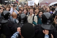 রাশিয়ায় রোহিঙ্গাদের সমর্থনে বিশাল বিক্ষোভ, আটক শতাধিক