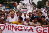 কলকাতায় বিশাল মিছিল: রোহিঙ্গাদের ঘাড় ধাক্কা দিলে মোদিকে ঘাড় ধাক্কা দেওয়া হবে