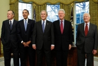  এবার হাল ধরতে সাবেক পাঁচ মার্কিন প্রেসিডেন্ট একসঙ্গে