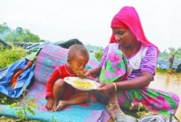 সকাল থেকেই কাঁদছিল চার মাসের অভুক্ত শিশুটি, একটু খাবারের জন্য ঘুরছে আয়েশা  সকাল থেকেই কাঁদছিল চার মাসের অভুক্ত শিশুটি, একটু খাবারের জন্য ঘুরছে আয়েশা