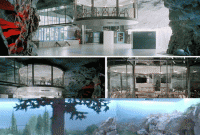 মাটির তলায় বিলাসবহুল বাড়ি! রয়েছে চাঁদ-তারা সবই