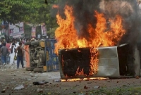  তাজিয়া শোভাযাত্রাকে ঘিরে রণক্ষেত্র এলাকা