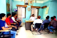 সাংবাদিক সমাজের সাথে পলাশের নবাগত ইউএনওর  মতবিনিময়