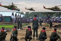 সীমান্তে হেলিকপ্টার, বাঙ্কার খুঁড়ছে সেনাবাহিনী!