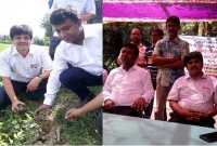 বজ্রপাত থেকে রক্ষা পেতে ৫ কিলোমিটার রাস্তা জুড়ে তালের বিজ রোপন