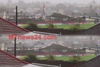 ভয়াল ঘূণিঝড়ের আঘাতে উড়ে গেল স্টেডিয়ামের ছাদও