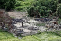 ড্রোনের চোখে রাখাইনে রোহিঙ্গাদের পুড়িয়ে দেয়া গ্রাম