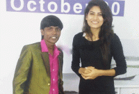 এবার হিরো আলমের সাথে দেখা গেল জান্নাতুল নাঈম এভ্রিলকে