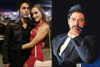 শাহরুখ পুত্র আরিয়ানের সঙ্গে লাল পোশাকে কে এই সুন্দরী!