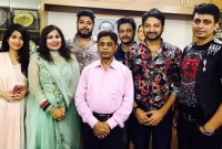 তারকাদের নিয়ে নিজ গ্রামের বাড়িতে গেলেন পুলিশের আইজিপি