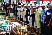 কান্না থামছে না নিহত ৬ ব্যবসায়ীর পরিবারে