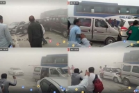 ঘন কুয়াশায় একের পর এক গাড়ি দুর্ঘটনা, প্রাণভয়ে চিৎকার ও বাঁচার আর্তি!