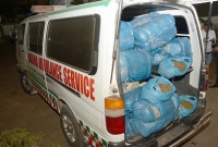 অ্যাম্বুলেন্সে পাওয়া গেলো ৯৫ কেজি গাঁজা