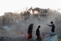 ইয়েমেনের প্রতিরক্ষা মন্ত্রণালয়ে সৌদি জোটের বিমান হামলা ইয়েমেনের প্রতিরক্ষা মন্ত্রণালয়ে সৌদি জোটের বিমান হামলা