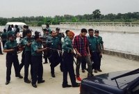 ‘বাহাদুরী’র  সিক্যুয়েন্সে পুলিশের হাতে ধরা পড়লেন চিত্রনায়ক  সাইমন