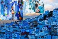 আজব এক শহর, পুরো শহরটাই নীল রঙের