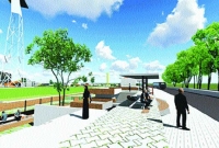 বদলে যাচ্ছে স্টেডিয়াম এলাকা, তৈরি হচ্ছে দৃষ্টিনন্দন বাগান ও ফুটপাথ