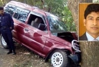 সড়ক দুর্ঘটনায় ইউএনও আহত, হেলিকপ্টার যোগে ঢাকায় প্রেরণ