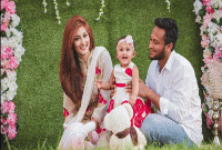 যে কারনে মেয়েকে নিয়ে তিশার ঘরে গেলেন সাকিব শিশির