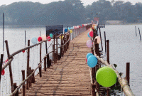 খুলে দেওয়া হলো দেশের বৃহত্তম ভাসমান সেতু