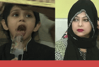 ক্যামেরার সামনে সাংবাদিকদের সাথে শাবনূরের ছেলের দুষ্টুমি !